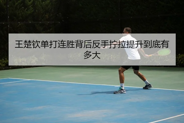 王楚钦单打连胜背后反手拧拉提升到底有多大